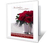 To a Dear Sister christmas printable cards