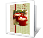 To a Special Daughter and Son-in-law christmas printable cards