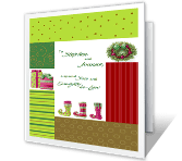 Love for Son and Daughter-in-law christmas printable cards