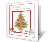 Grateful for Your Friendship christmas printable cards
