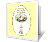 Dear Son and Family easter printable cards