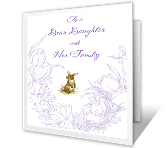 Dear Daughter & Family easter printable cards