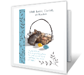 Special Grandson easter printable cards