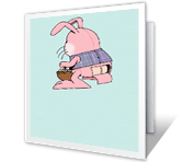 Greetings from the Keester Bunny easter printable cards