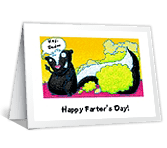 Happy Farter's Day! father's day printable cards