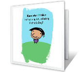 Father's Day Irony printable fathers day card