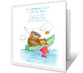 A Loving Grandfather father's day printable cards