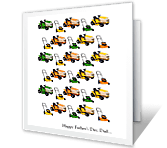 Mower Father's Days for You father's day printable cards