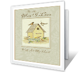 The Man I Love father's day printable cards