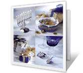 Beauty and Light hanukkah printable cards