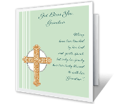 God Bless Grandma mothers day printable cards