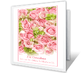 Love for Grandma mothers day printable cards
