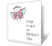 Hugs to You! mothers day printable cards