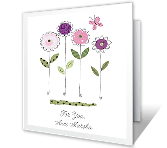Special Wish for Aunt mothers day printable cards