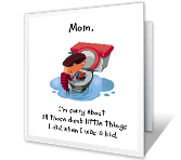 Dumb Things mothers day printable cards