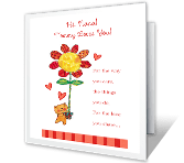 Thanks, Nana printable mothers day card