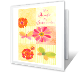 You're a Special Sister-in-law mothers day printable cards