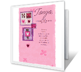 To Sister With Love mothers day printable cards