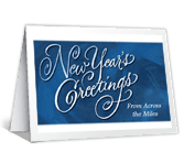 Across the Miles new years printable cards