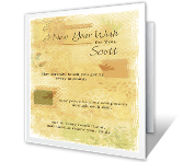 Health and Happiness new years printable cards