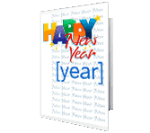 A Wonderful Year for You new years printable cards