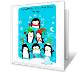 New Year Hello new years printable cards