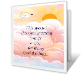Special Wishes passover printable cards