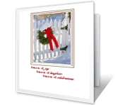 Wishing You a Season of Joy seasons greetings printable cards