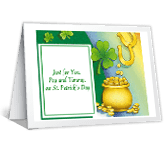 Luck Forever! st. patricks day printable cards