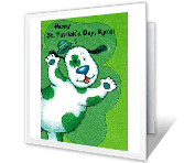 Wonderful Grandkid<br>Activity Card st. patricks day printable cards