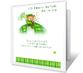 Wishing You Sunshine and Smiles st. patricks day printable cards