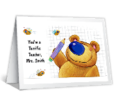 T is for Terrific teacher appreciation day printable cards