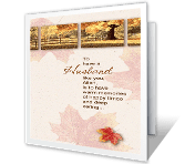 Wonderful Husband thanksgiving printable cards