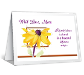 With Love, Mom thanksgiving printable cards