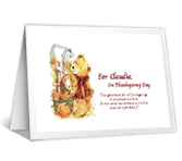 Thoughts Travel to You thanksgiving printable cards