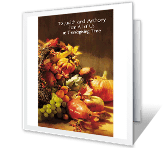 From All of Us to You thanksgiving printable cards