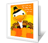 A Great Turkey Day thanksgiving printable cards