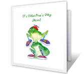 Hippity-hop! valentines day printable cards