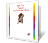 For Great-Grandson valentines day printable cards