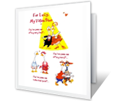 Always Loving You valentines day printable cards