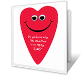 One Happy Valentine valentines day printable cards