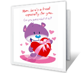 A Valentine Treat valentines day printable cards