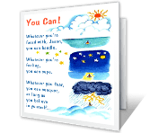 You Can! encouragement printable cards