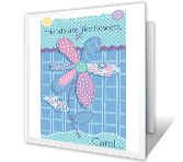 Friends Are Like Flowers best friends printable cards