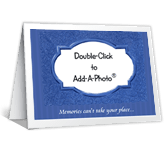 A Memory Isn't Enough<br>Add-a-Photo miss you printable cards