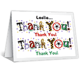 Eclectic Thanks saying thanks printable cards