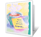 Employees Like You thanks for support printable cards