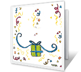 A Holiday Thank You new years printable cards