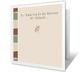 Thanks for Interview saying thanks printable cards