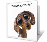 Grateful for You saying thanks printable cards